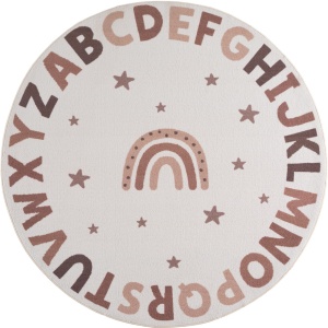 Covor rotund Coco V3 Crem 160x160 cm - Img 6