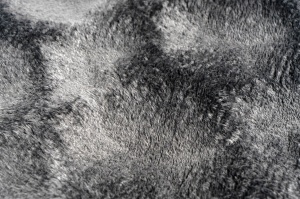 Covor rotund Diamond Cut Antracit 200x200 cm - Img 5