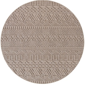 Covor rotund Helix etno V3 Bej 160x160 cm - Img 8