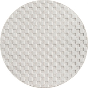 Covor rotund Helix V4 Crem 120x120 cm - Img 8