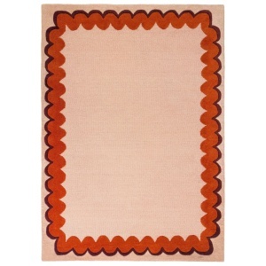 Covor Wiggle Wool Portocaliu 160x230 cm - Img 5