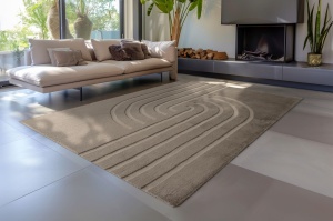 Covor Zen Deluxe Taupe 80x150 cm - Img 3