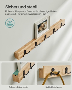 Cuier Songmics Bej 70x28.7x52.3 cm - Img 4
