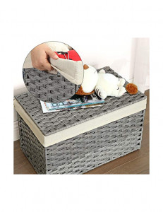 Cutie de depozitare, Songmics, RST56WG, 65 L, 55.5 x 34 x 34 cm - Img 7