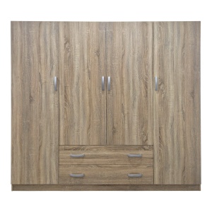 Dulap, Alvia, Stejar, 51x200x180 cm - Img 3