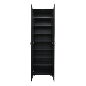 Dulap cu 2 usi Racka Gri inchis 58x34x186 cm - Img 2