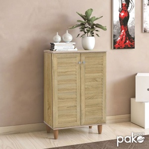 Dulap pantofi SANTO 10 perechi sonoma 60x34.5x91.5cm - Img 2