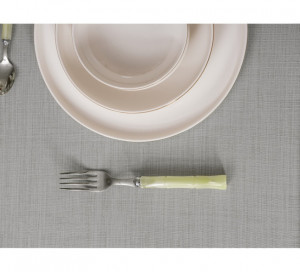 Fata de Masa Jacquard Plain Gri, 155x220 cm - Img 3