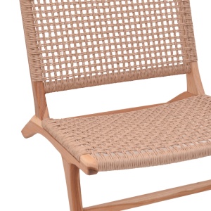 Fotoliu de gradina Beatrice Boho Pako World Natural 65x78x68 cm - Img 6