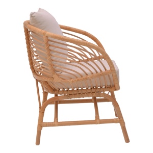 Fotoliu de gradina Caxen Boho Pako World Natural 72x63x75 cm - Img 3