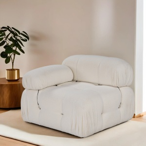 Fotoliu modular Bubble Alb
