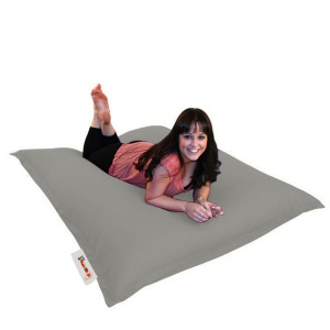 Fotoliu puf de gradina Cushion Pouf Gri 100x100x20 cm - Img 4