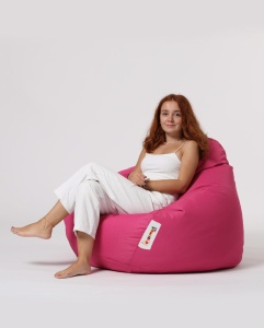 Fotoliu puf de gradina Premium Roz 115x130x39 cm - Img 9