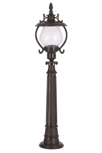 Lampadar de exterior 68205 Negru 107x25 cm