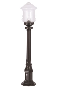 Lampadar de exterior M3B Negru 83x20 cm