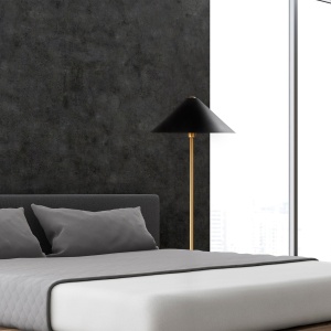 Lampadar Mixed Auriu 46x46x150 cm - Img 3