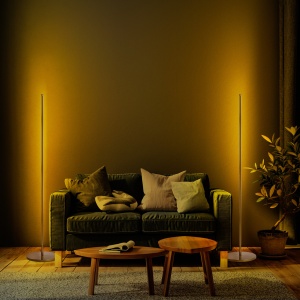 Lampadar Only Auriu 30x30x153 cm - Img 3