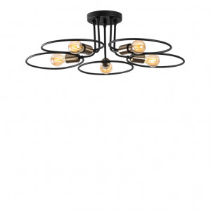 Lustra Circle - 1346 Negru - Img 4
