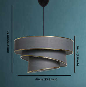Lustra Couper - Anthracite, Gold Antracit/Auriu - Img 3