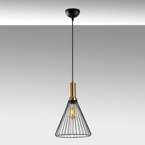Lustra Dear Negru 24x24x140 cm - Img 3