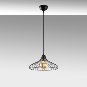 Lustra Depay Negru 36x36x120 cm - Img 3