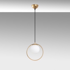 Lustra Dolunay Auriu 15x15x126 cm - Img 6