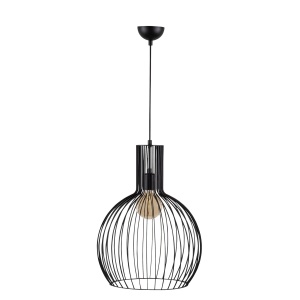 Lustra Fellini Negru 146x38 cm - Img 2