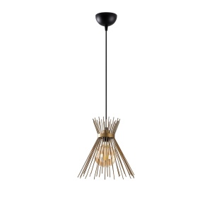 Lustra Kirpi Auriu 34x34x131 cm - Img 2