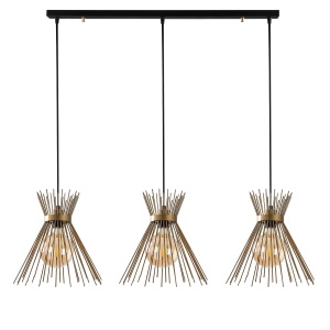 Lustra Kirpi Negru 104x34x129 cm - Img 2