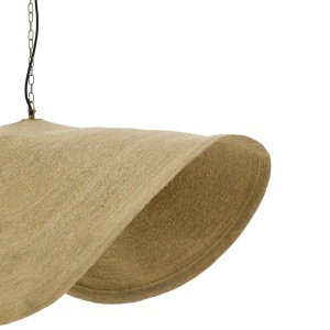 Lustra Klark ratan natural si fier 120x120x144 cm - Img 4