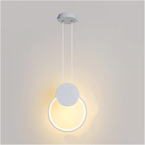 Lustra LED, Ganden, Pako, Alb 26.5x26.5x20 cm - Img 2