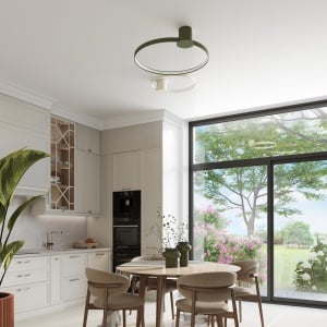 Lustra LED Rio 78 Olive 3000K 78x84x13 cm - Img 14