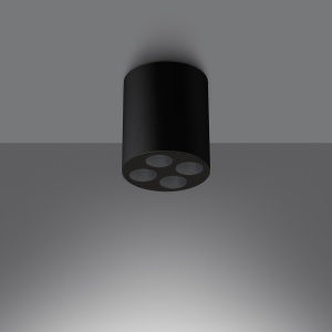 Lustra LED Zoe Negru 4000K 7.2x7.2x8.3 cm - Img 3