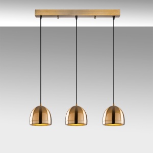 Lustra Mugo Caramiziu 62x17x110 cm - Img 3