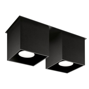 Lustra Quad Negru 26x11x12 cm