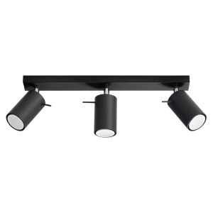 Lustra Ring Negru 45x6x16 cm