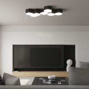 Lustra Sunde Negru 30.5x26.5x13.5 cm - Img 8