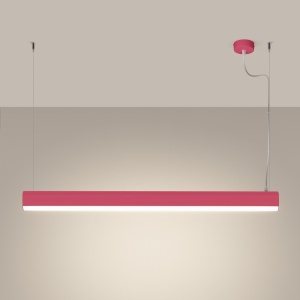 Lustra suspendata LED Farge Roz 4000K 120x8x150 cm - Img 3