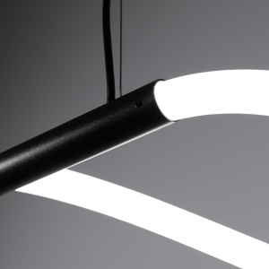 Lustra suspendata LED Galakse Negru 2700-6500K 148x58x160 cm - Img 7