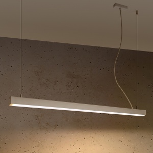 Lustra suspendata LED Pinne Alb 3000K 118x6x150 cm - Img 3