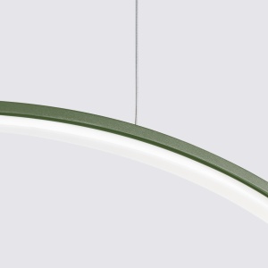 Lustra suspendata LED Rio 78 Olive 3000K 78x16x150 cm - Img 4