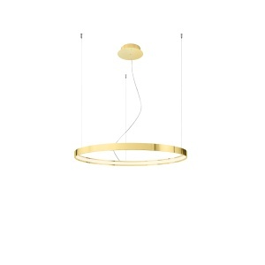 Lustra suspendata LED Rio Auriu lucios 3000K 78x78x150 cm