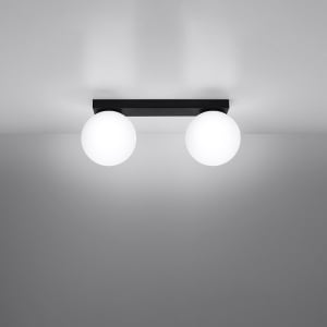Lustra Yoli Negru 34.5x12x14.5 cm - Img 2