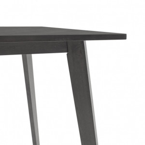Masa Benson Gri Rustic 120x75x75 cm - Img 5