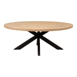Masa de dining, Jenma, Negru, 100x200x76 cm - Img 2