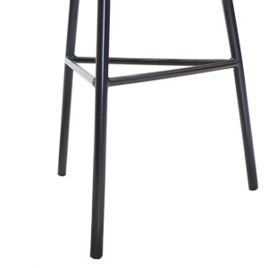 Masa de Gradina Gaus Negru - Natural 45x45x46 cm - Img 3