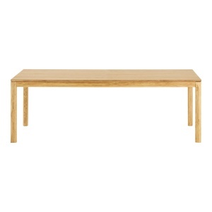 Masa dining Bowen, Natural, 320x100x75 cm, Stejar