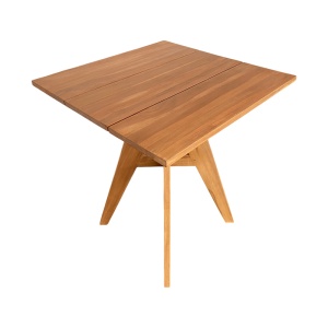 Masa dining Cadrada, Natural, 70x70x76 cm - Img 4