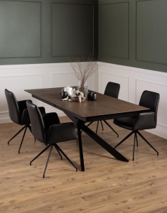 Masa dining Irwine, Maro, 76x240x100 cm