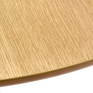 Masa dining MENFI, Stejar deschis, 120x75x120 cm - Img 3